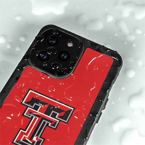 Texas Tech University Red Raiders iPhone 15 Pro Waterproof Case